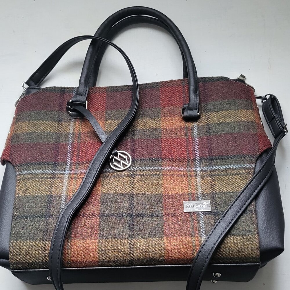 Irish Tweed Emily Handbag – Sunset Harvest